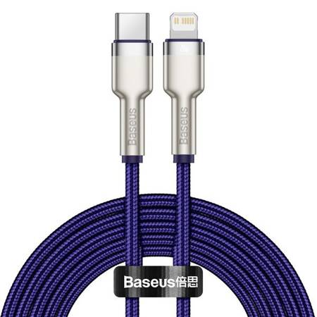 Baseus Cafule Metal | Kabel USB-C Lightning PD 20W do iPhone iPad 2m