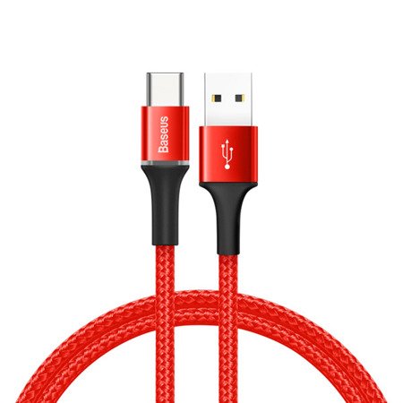 Baseus Halo Data | Podświetlany kabel USB USB-C Type-C Quick Charge 3.0 50cm 3A EOL